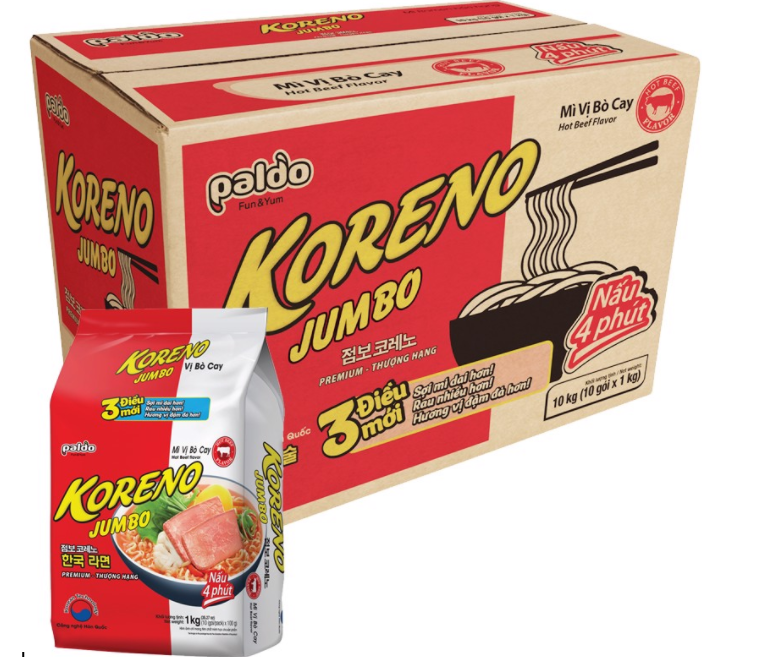 Review Mì koreno jumbo