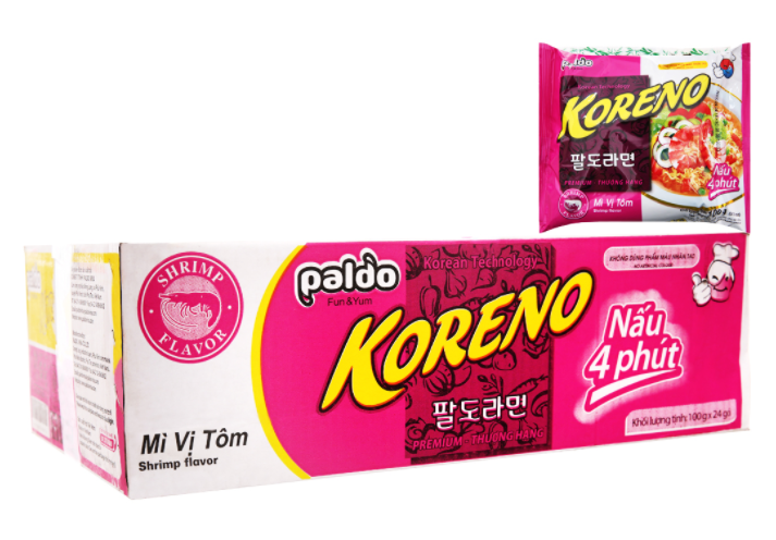 Review Mì koreno vị tôm