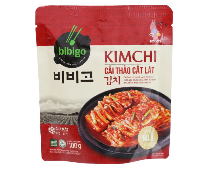 Kimchi cải thảo cắt lát Ông Kim's Bibigo
