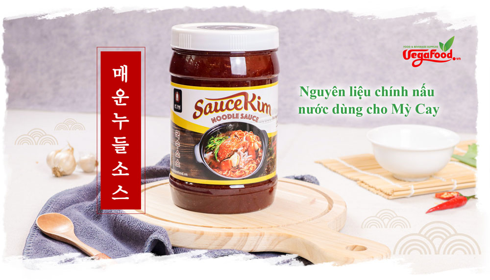 Sauce Kim nguyên liệu nấu nước dùng mì cay chuẩn vị Hàn Quốc
